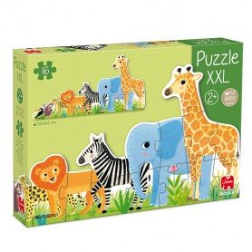 Jumbo Puzzle XXL Jungle, from small to large